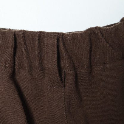 City Ambient Products: T/Rフラノ 2プリーツ ワイドテーパード スラックス