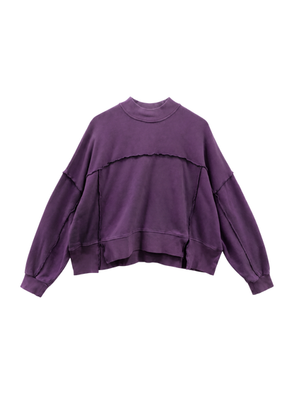 SHOP PRESSパッチワークスウェット