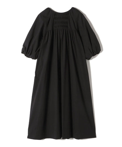 SHIPS Primary Navy Label:〈手洗い可能〉コットン フロント ピンタック ワンピース