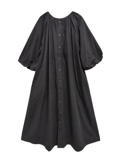 SHIPS Primary Navy Label:〈手洗い可能〉コットン フロント ピンタック ワンピース