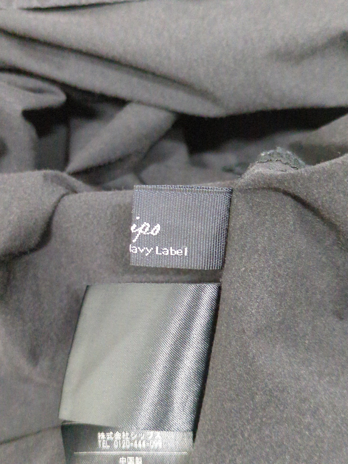SHIPS Primary Navy Label:〈手洗い可能〉コットン フロント ピンタック ワンピース