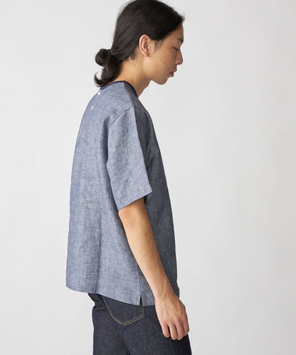 SHIPS: Herdmans リネン 2WAY プルオーバー Tシャツ