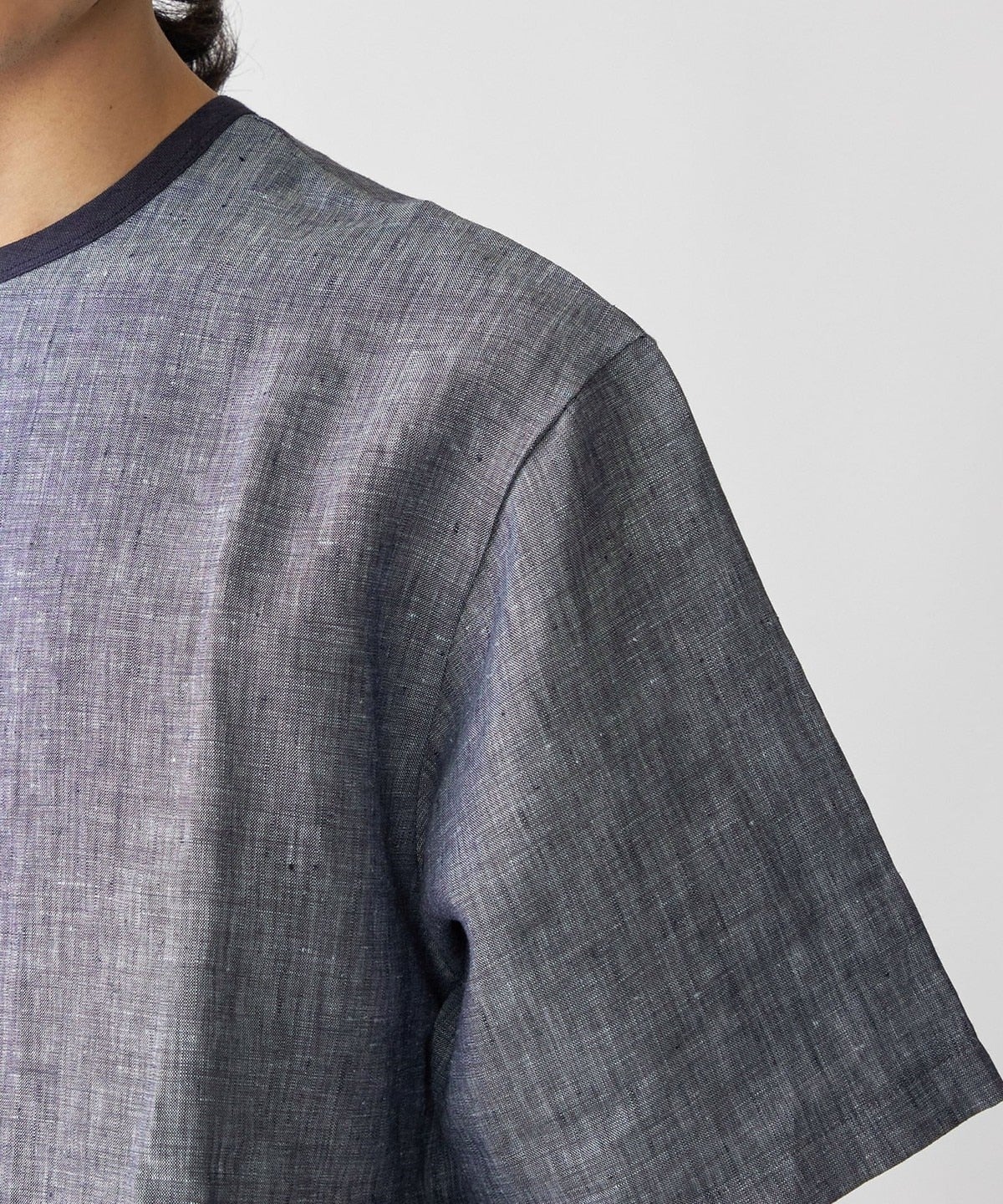 SHIPS: Herdmans リネン 2WAY プルオーバー Tシャツ