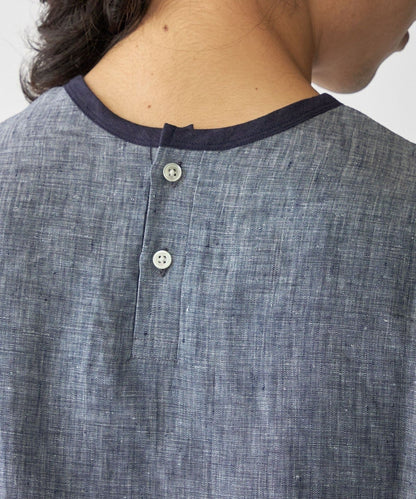 SHIPS: Herdmans リネン 2WAY プルオーバー Tシャツ