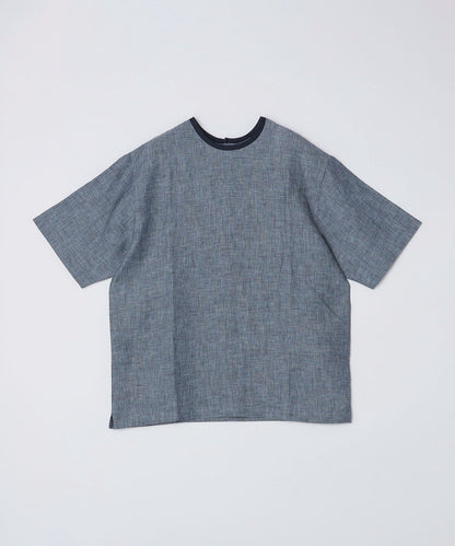 SHIPS: Herdmans リネン 2WAY プルオーバー Tシャツ