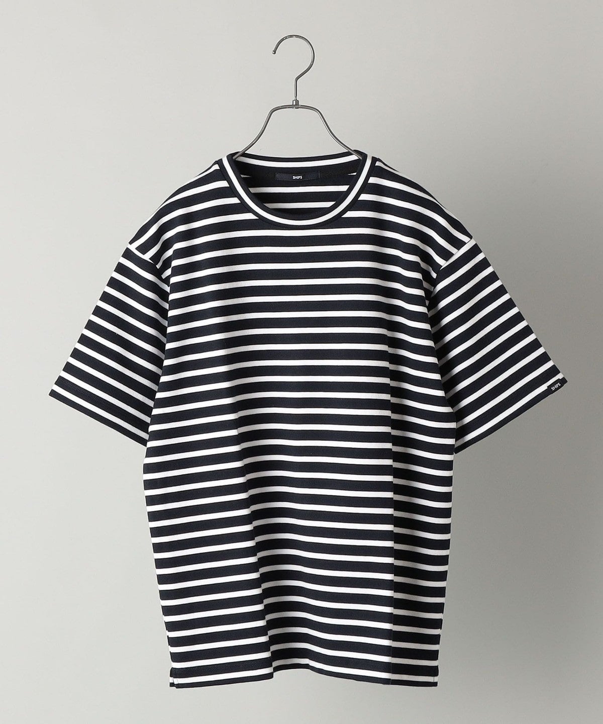 SHIPS: ミラノリブ クルーネック プルオーバー Tシャツ