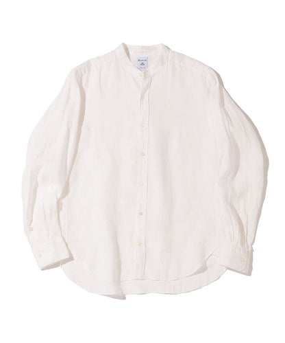 Southwick Gate Label: リネン バンドカラーシャツ
