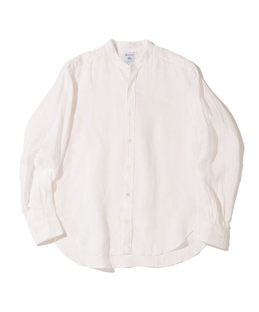 Southwick Gate Label: リネン バンドカラーシャツ