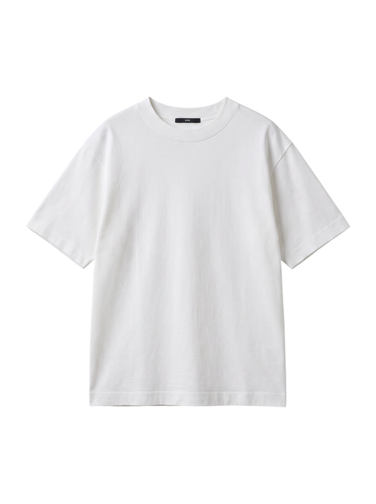 SHIPS: ハイゲージ クルーネック ポンチ Tシャツ