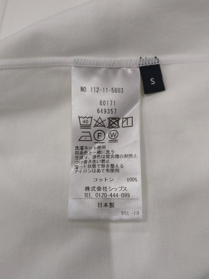 SHIPS: ハイゲージ クルーネック ポンチ Tシャツ