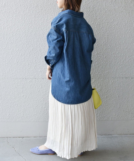 SHIPS any: ワッシャー プリーツ スカート〈ウォッシャブル〉