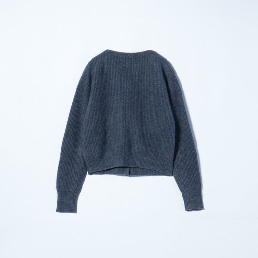 Vネックビジューカーディガン