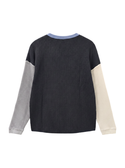 【WEB限定】SHIPS KIDS:100〜160cm / ビッグ ワッフル 長袖 カットソー