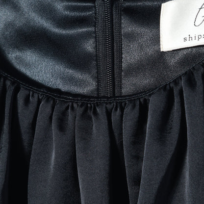 BLACK/TR:25-2538 SMOCKING