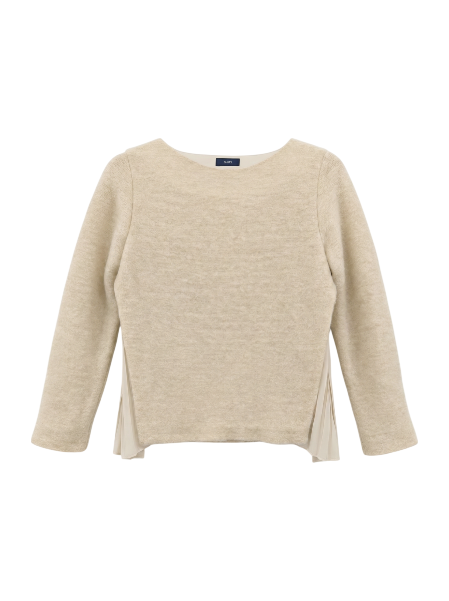 SHIPS:SAIDE PLEATS SLIVER BL