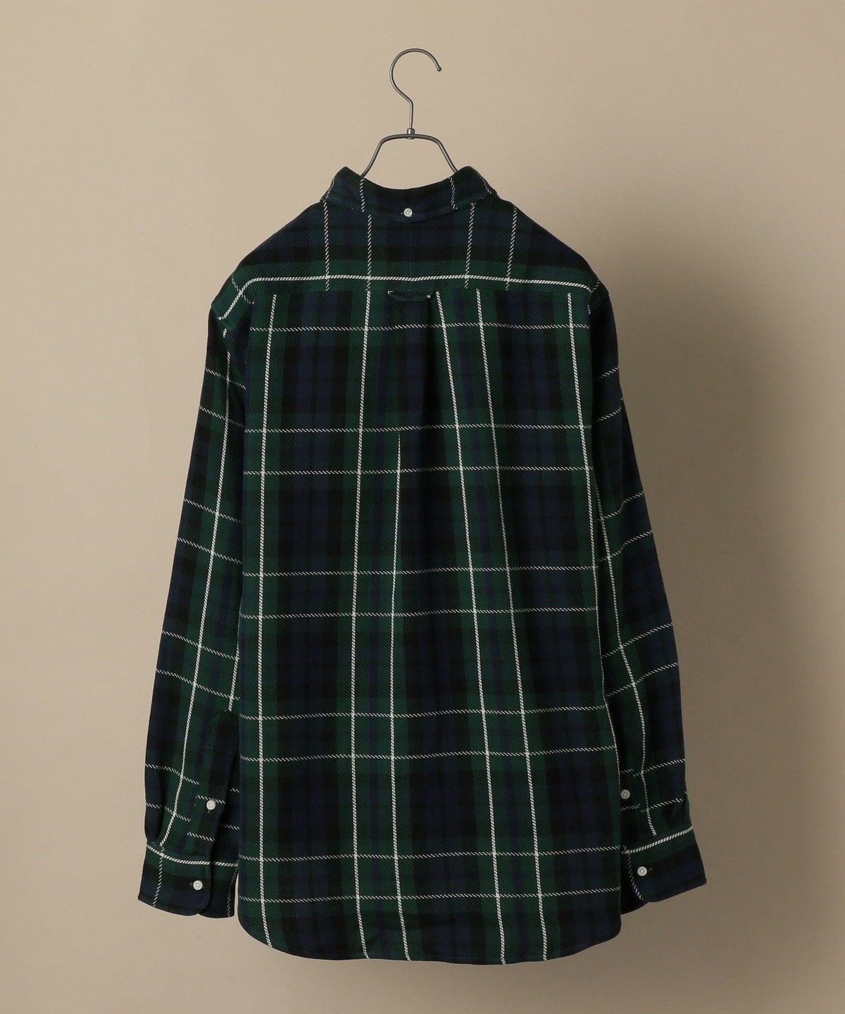 GITMAN VINTAGE: ビッグチェック ボタンダウン ネルシャツ