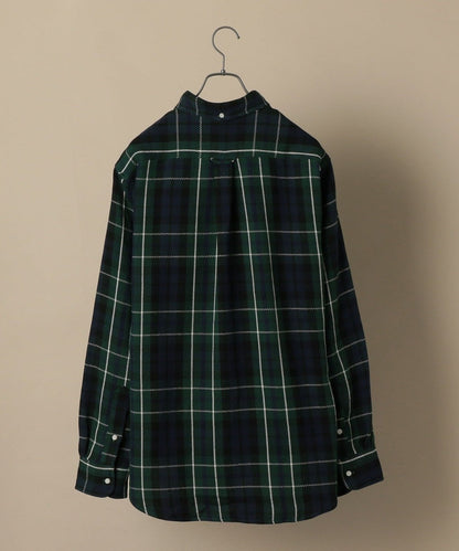 GITMAN VINTAGE: ビッグチェック ボタンダウン ネルシャツ