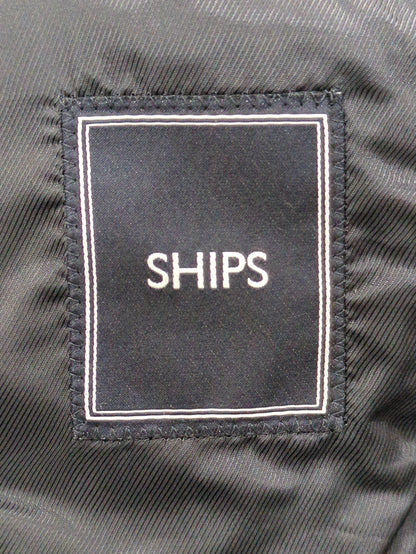 SHIPS: メリノウール 無地 ダブルフェイス ショート カーコート