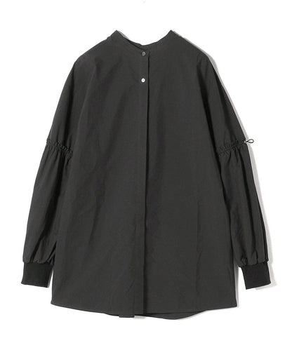 〈手洗い可能〉Wai+: スムース ポプリン デザイン スリーブ シャツ