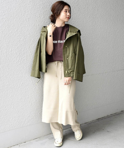 Khaju:ニットスカート×パンツ