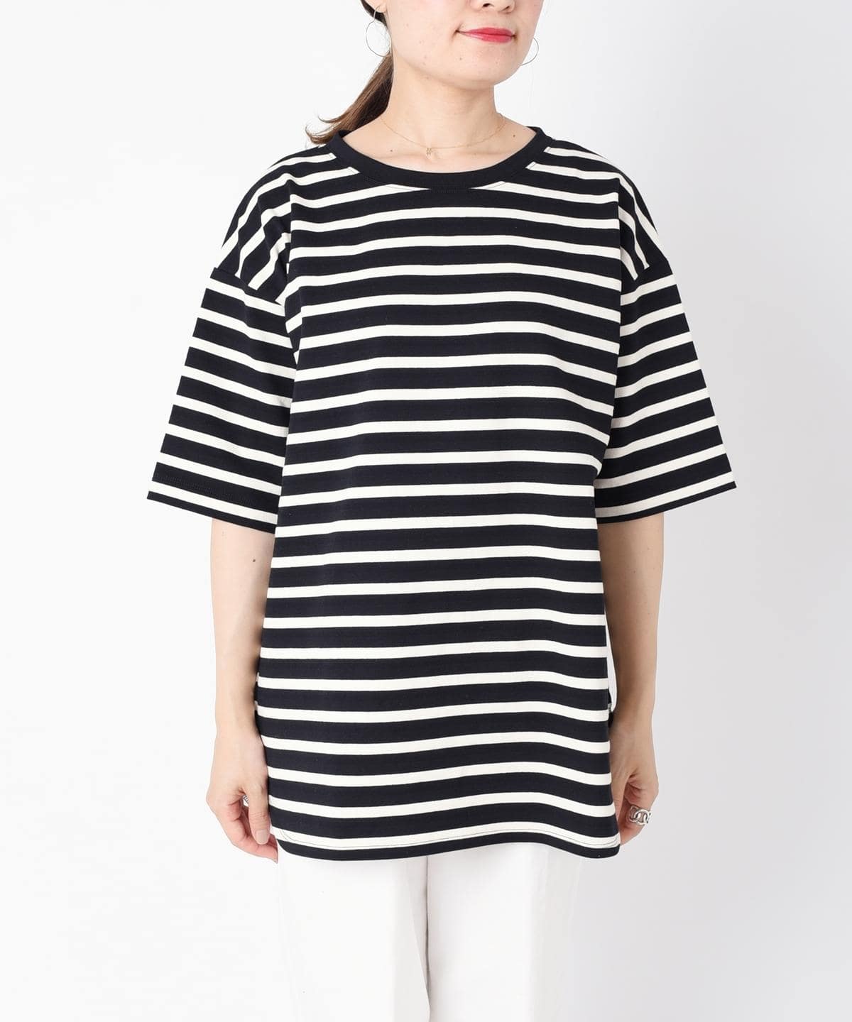 liflattie ships:ヘビーコットンボーダービッグTEE