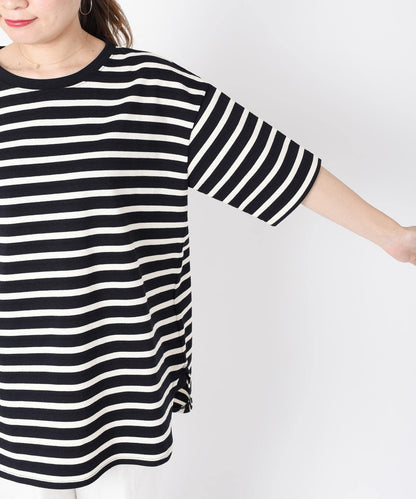 liflattie ships:ヘビーコットンボーダービッグTEE
