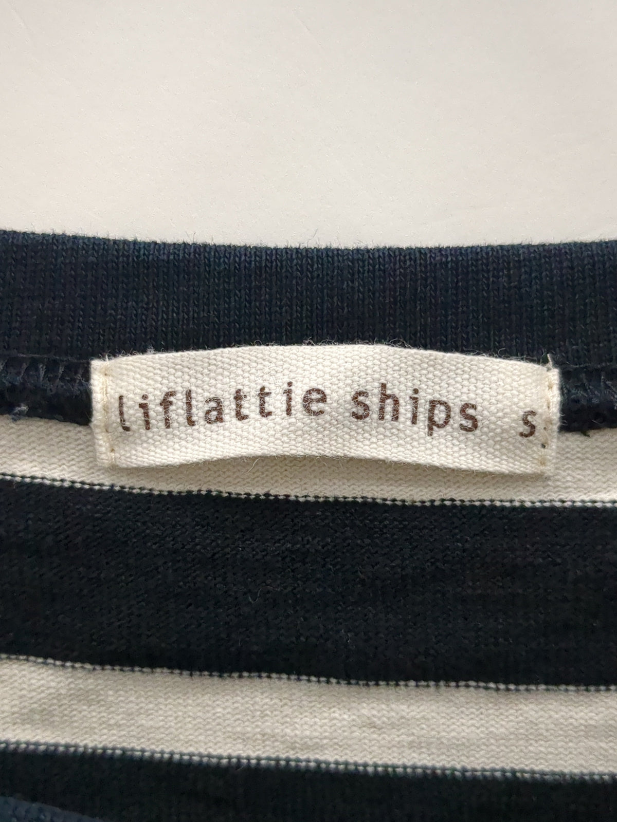 liflattie ships:ヘビーコットンボーダービッグTEE