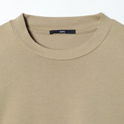 【WEB限定】SHIPS: 形態安定 防シワ加工 テレワーク ビズ Tシャツ (ロンT) 21FW