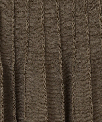 PrimaryNavyLabel:プリーツニットスカート
