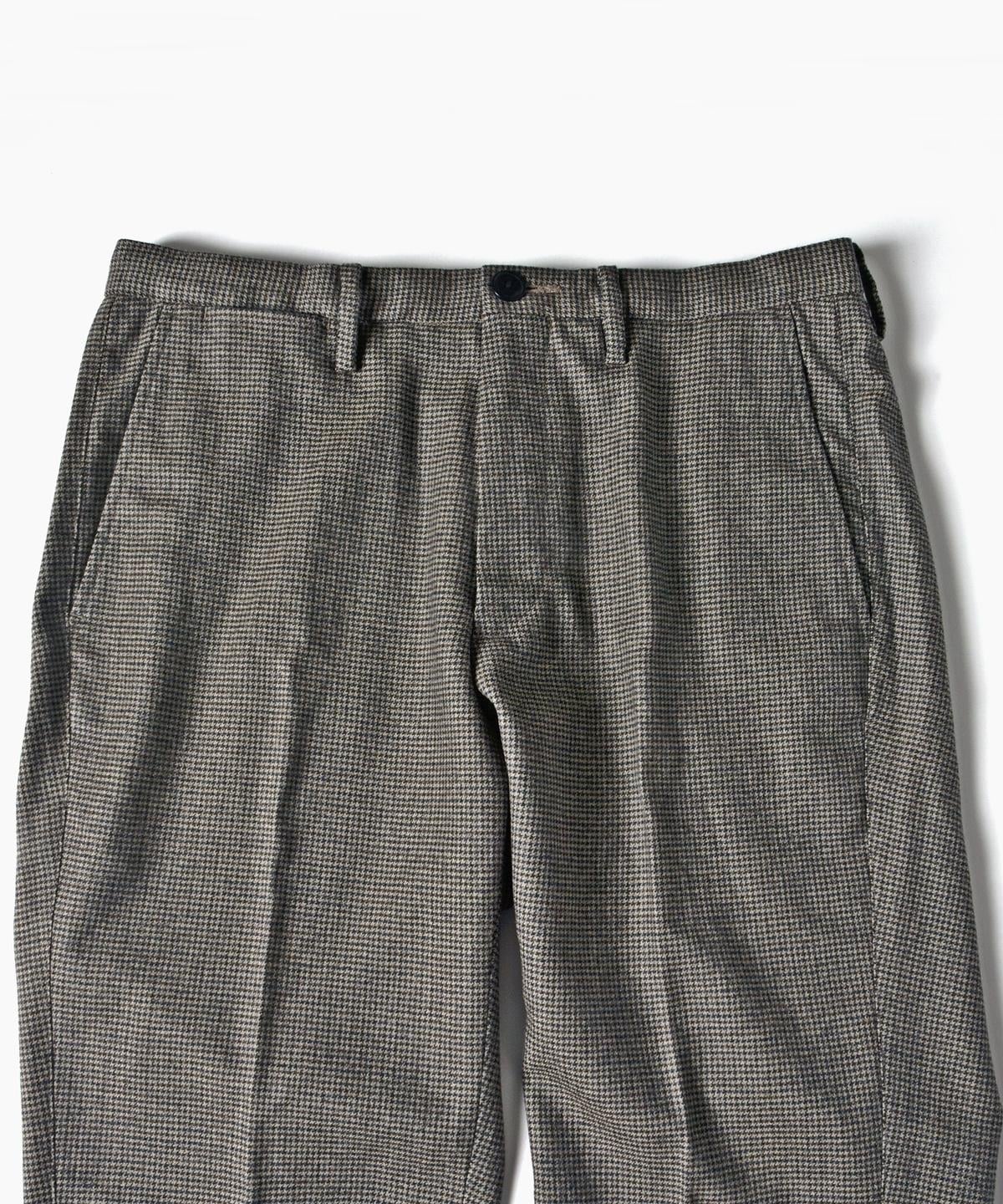 SHIPS: ウォッシャブル ウール ストレッチ ノープリーツ パンツ(チェック)