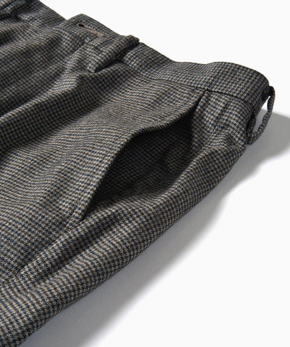 SHIPS: ウォッシャブル ウール ストレッチ ノープリーツ パンツ(チェック)