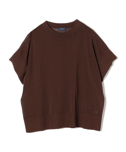 〈手洗い可能〉シアー ニット プルオーバー