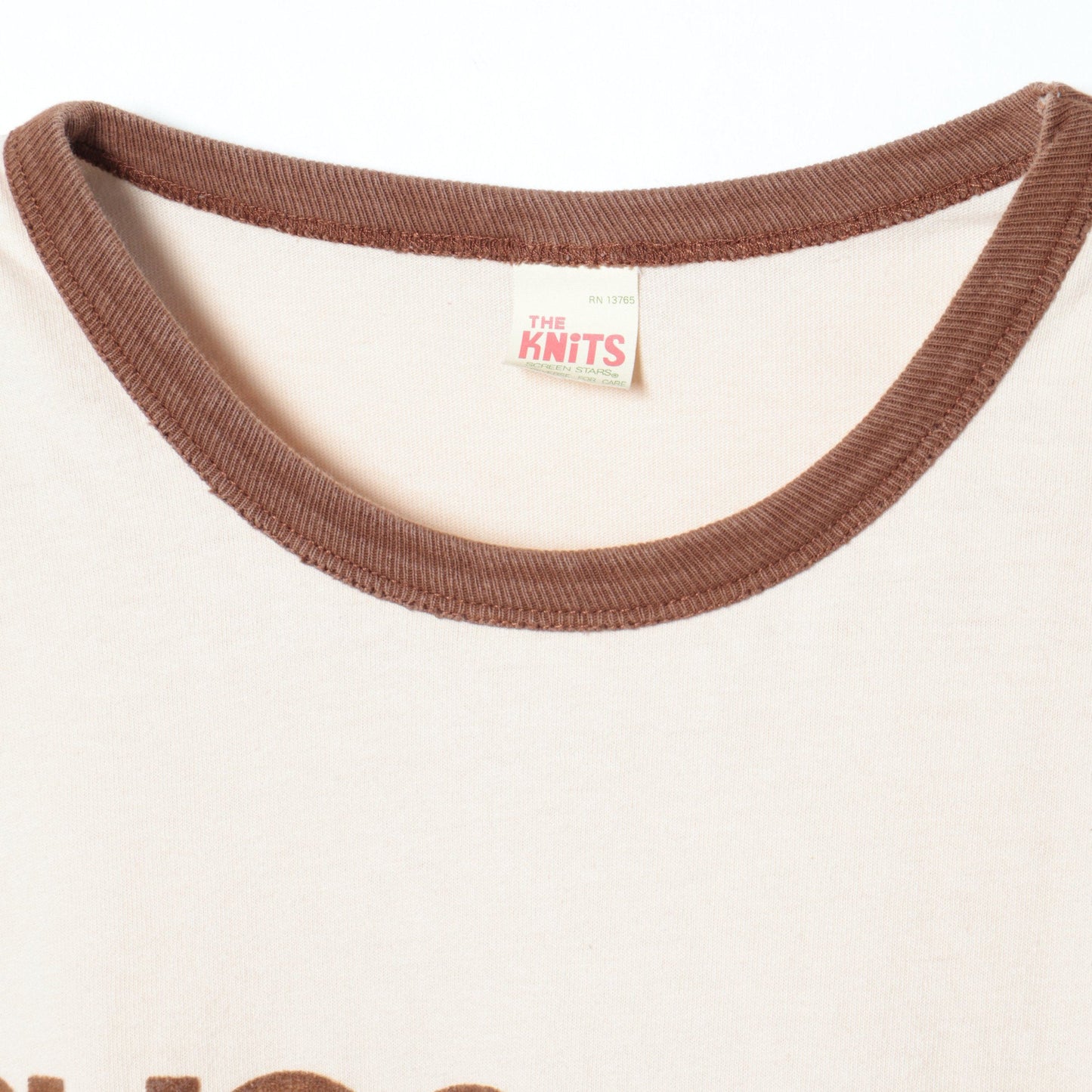 【SHIPS any別注】THE KNiTS: リンガーロゴ ロング スリーブ TEE