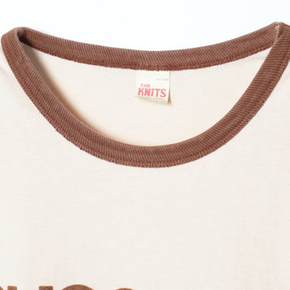 【SHIPS any別注】THE KNiTS: リンガーロゴ ロング スリーブ TEE