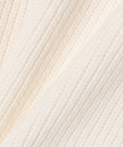 〈手洗い可能〉袖エアリー切替ロングニットワンピース