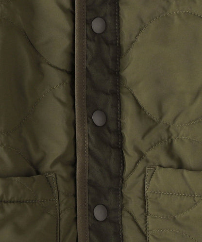 SHIPS KIDS:100〜130cm / 〈洗濯機可能〉ボア×キルト リバーシブル ジャケット