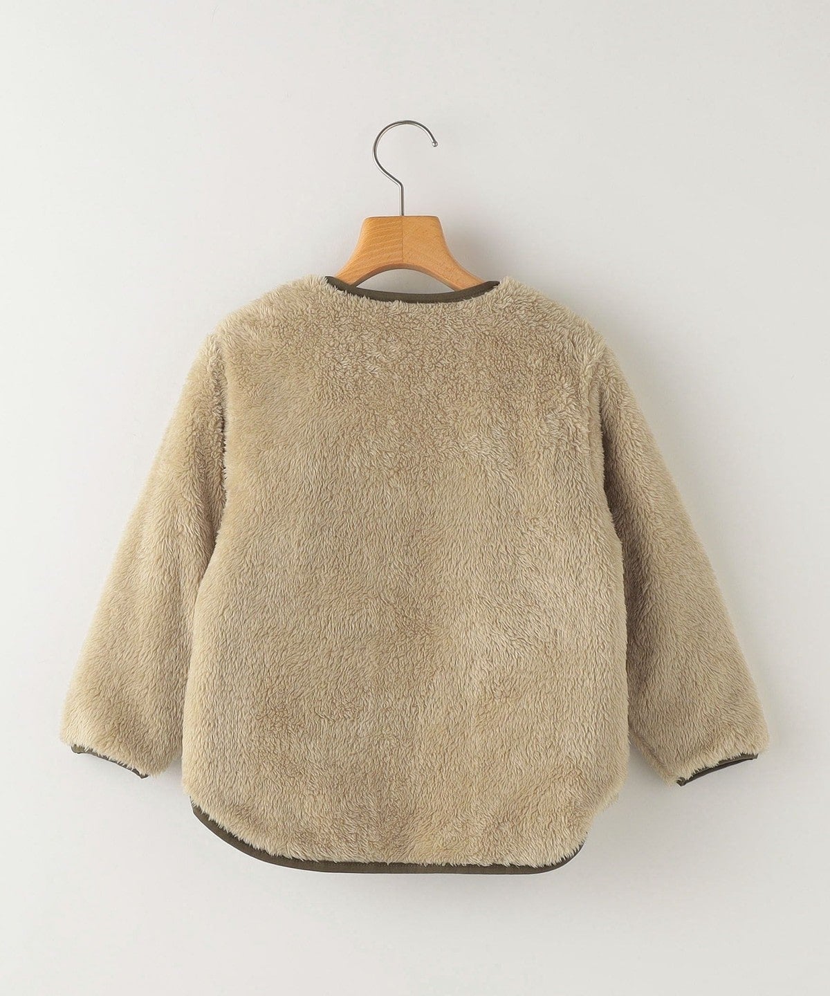 SHIPS KIDS:100〜130cm / 〈洗濯機可能〉ボア×キルト リバーシブル ジャケット