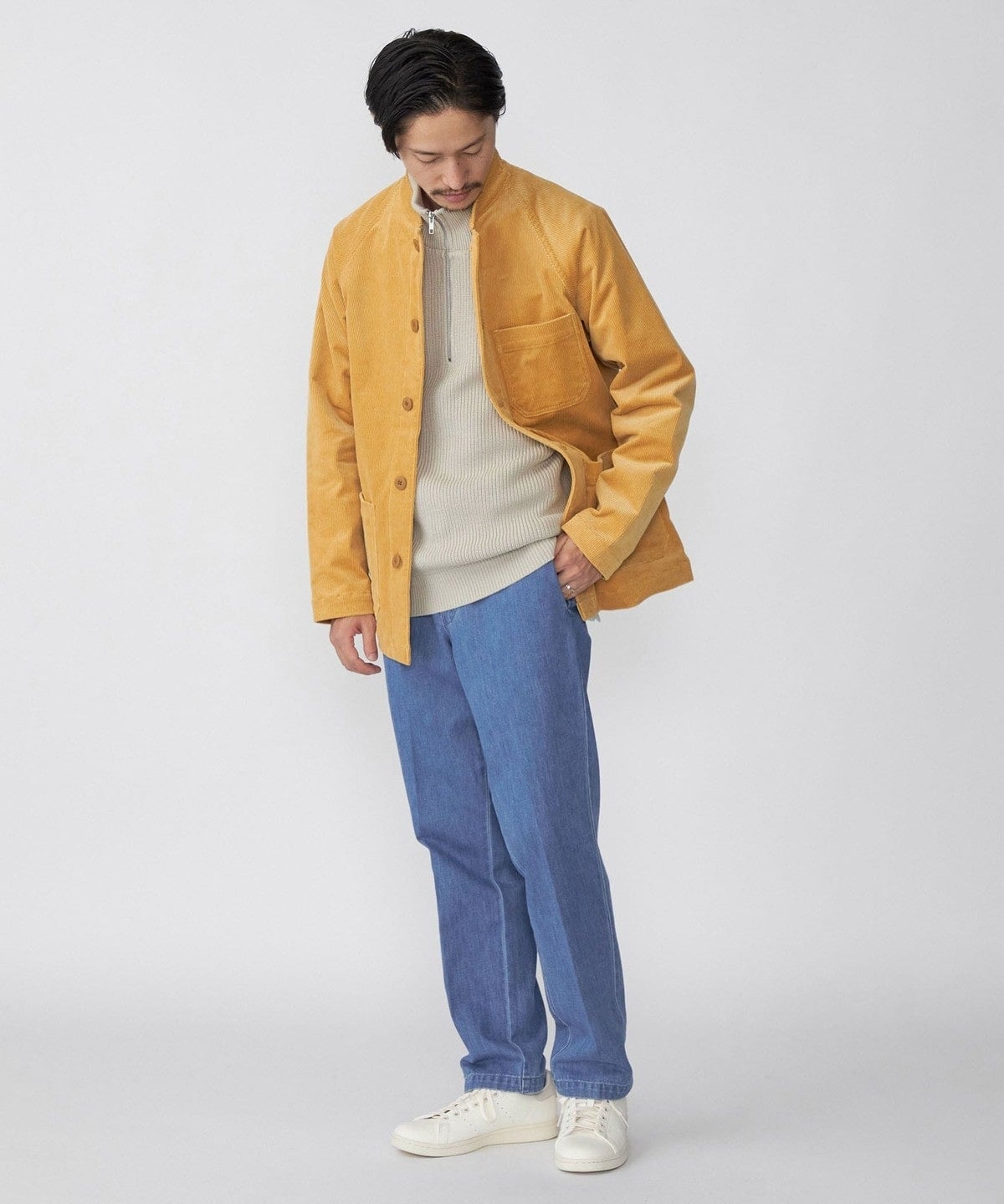 SHIPS: ストレッチ コーデュロイ フレンチ ワークジャケット