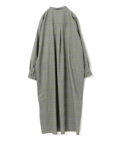 PrimaryNavyLabel:グレンチェックシャツワンピース