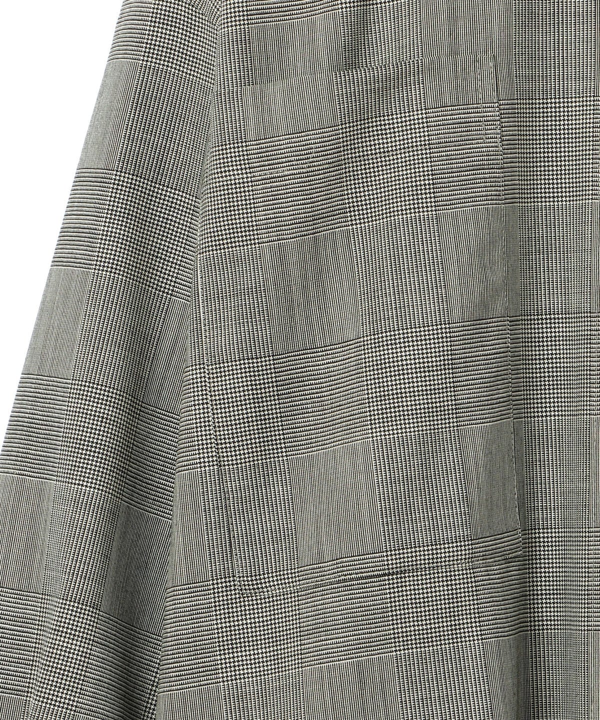 PrimaryNavyLabel:グレンチェックシャツワンピース