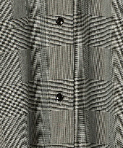 PrimaryNavyLabel:グレンチェックシャツワンピース