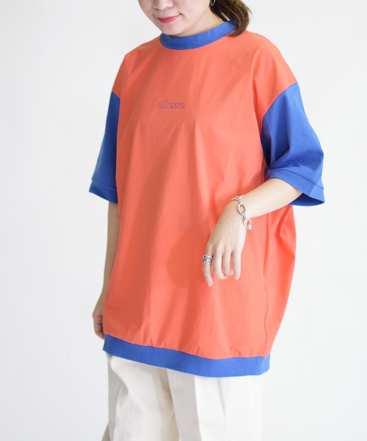 ellesse:ロゴハイブリッドTee