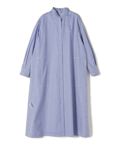 SHIPS Primary Navy Label:〈手洗い可能〉ギンガム チェック ボタンダウン ワンピース