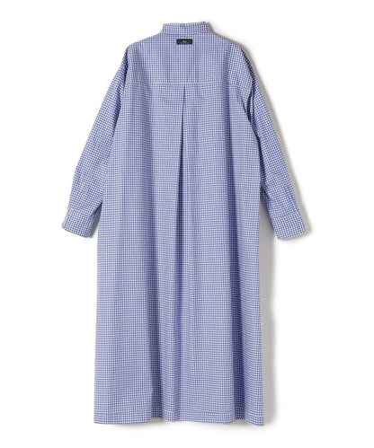 SHIPS Primary Navy Label:〈手洗い可能〉ギンガム チェック ボタンダウン ワンピース