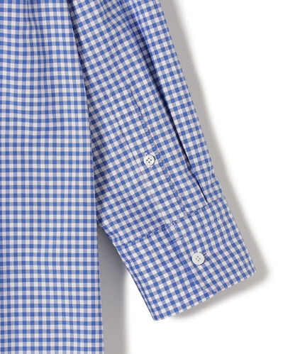 SHIPS Primary Navy Label:〈手洗い可能〉ギンガム チェック ボタンダウン ワンピース