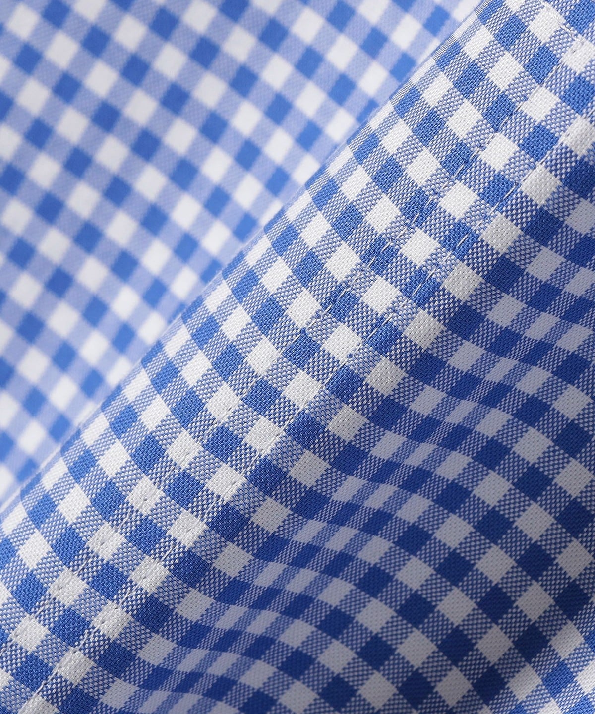 SHIPS Primary Navy Label:〈手洗い可能〉ギンガム チェック ボタンダウン ワンピース