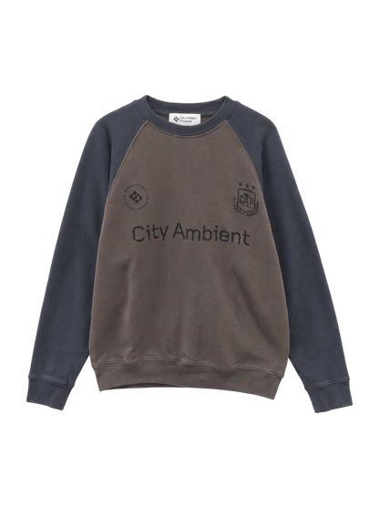 City Ambient Products: ラグランスリーブ プリント スウェット