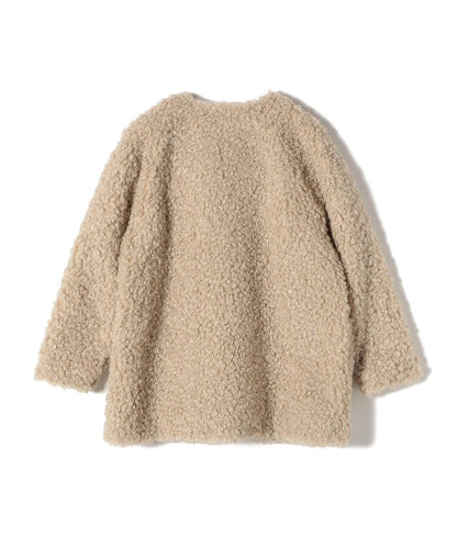 SHIPS Primary Navy Label:フェイク ファー ブルゾン