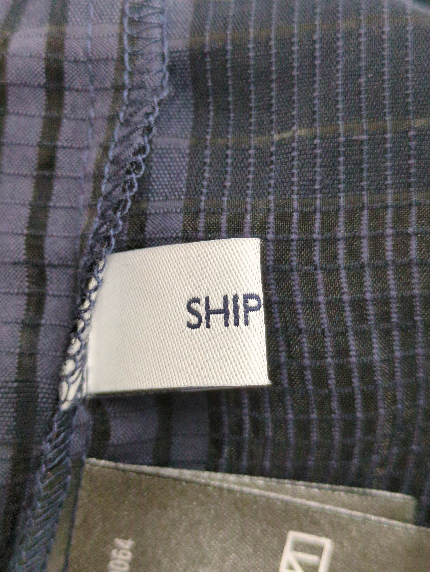 H:SHEER CHK PUFF DOLMAN