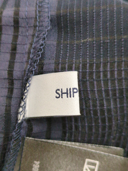H:SHEER CHK PUFF DOLMAN